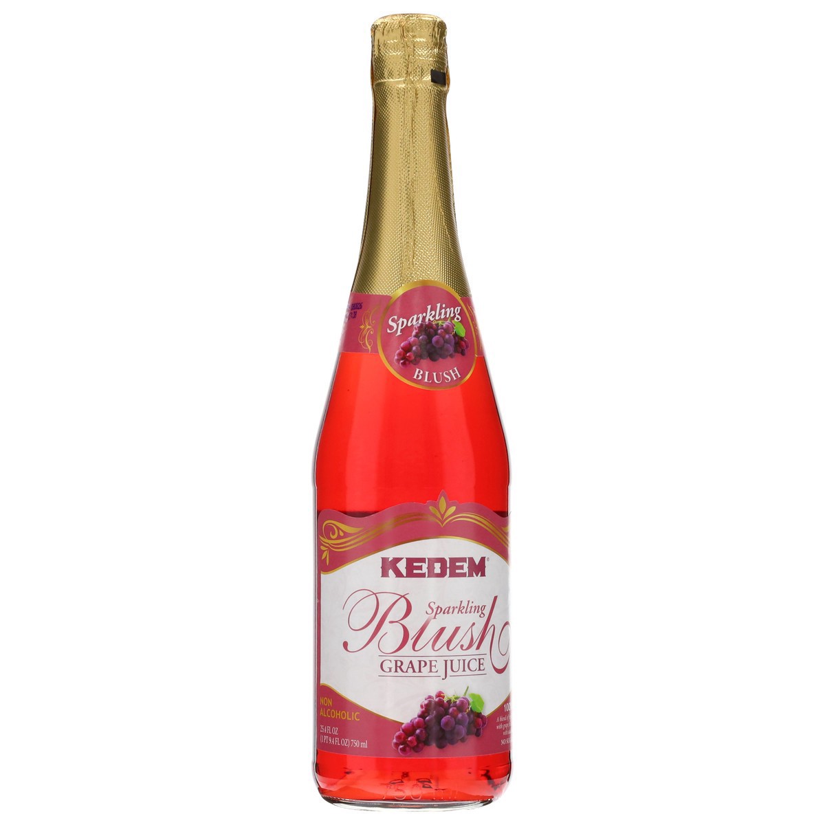 slide 8 of 13, Kedem Sparkling Blush Grape Juice 25.4 fl oz, 25.4 fl oz