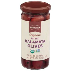 Woodstock Organic Pitted Kalamata Olives