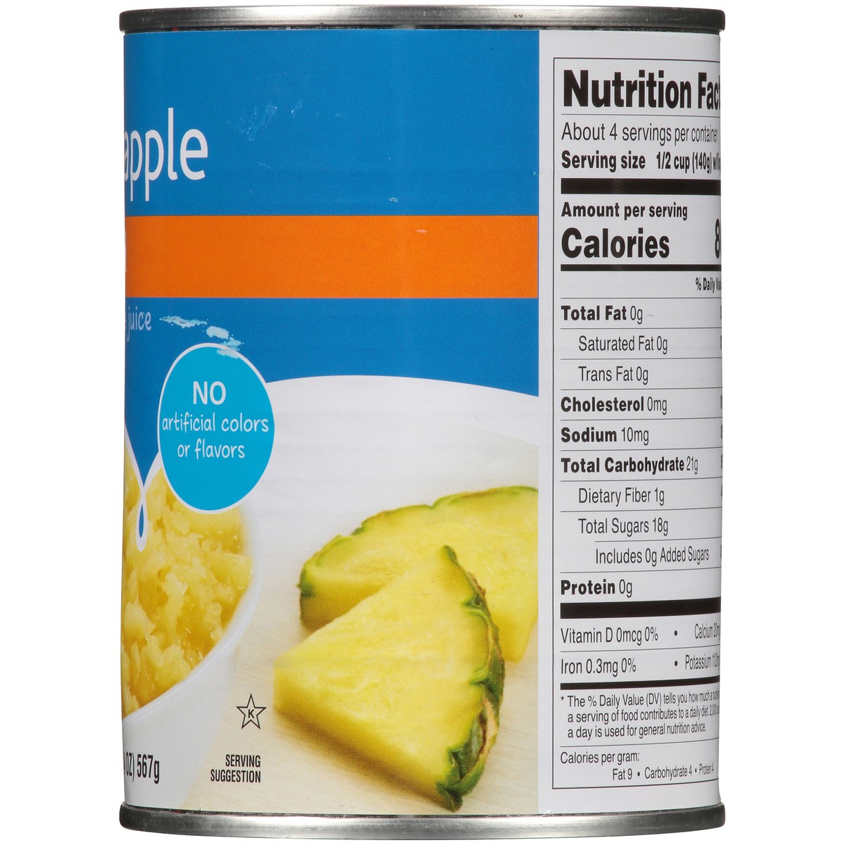 slide 10 of 12, Food Club Pineapple Crushed In Pineapple Juice, 20 oz