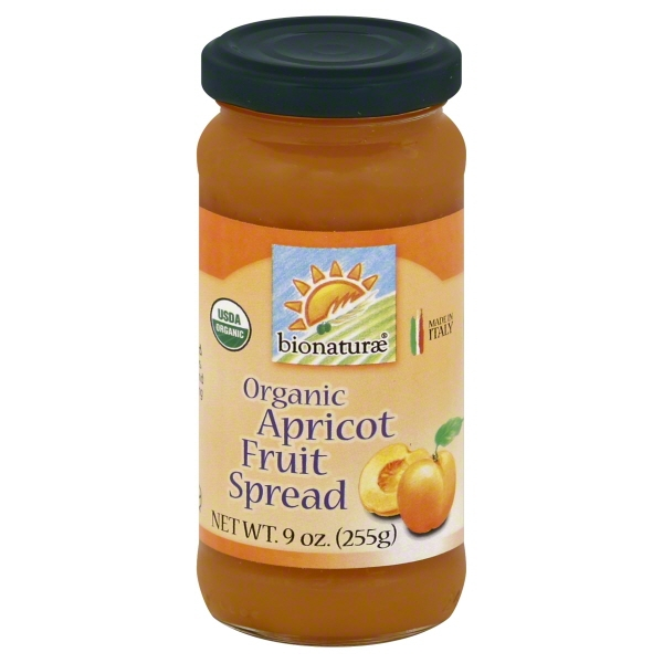 slide 1 of 1, bionaturae Apricot Fruit Spread Organic, 9 oz