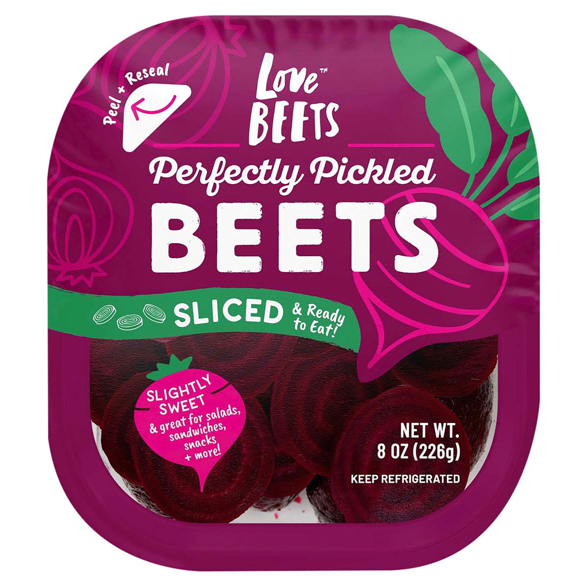 slide 1 of 9, Love Beets Perfectly Pickled Sliced Beets, 8 oz