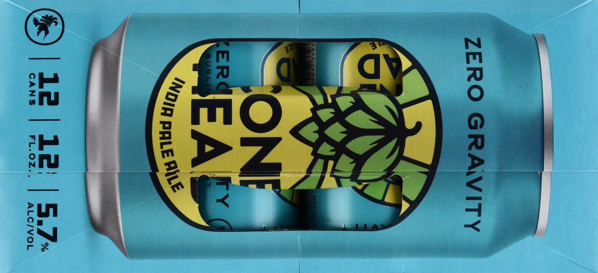 slide 6 of 11, Zero Gravity India Pale Ale Cone Head Beer 12 - 12 fl oz Cans, 12 oz