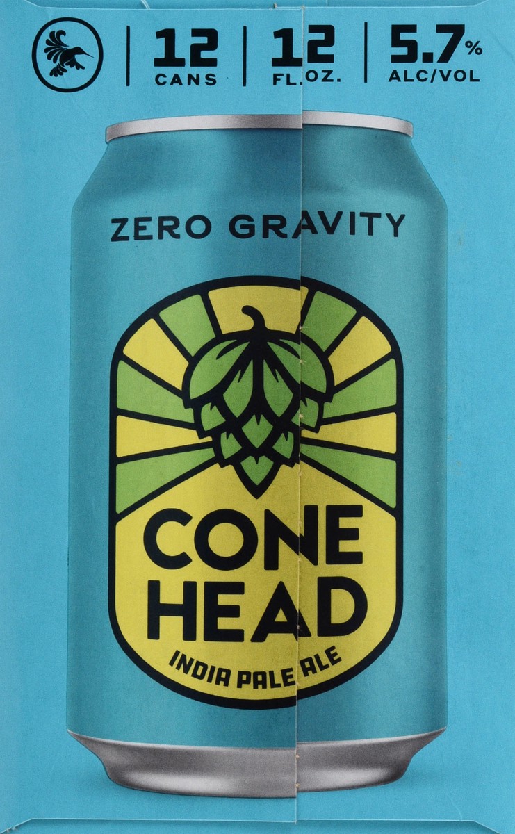 slide 10 of 11, Zero Gravity India Pale Ale Cone Head Beer 12 - 12 fl oz Cans, 12 oz