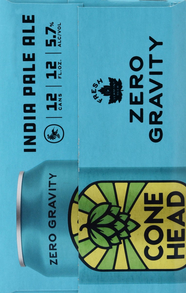 slide 9 of 11, Zero Gravity India Pale Ale Cone Head Beer 12 - 12 fl oz Cans, 12 oz