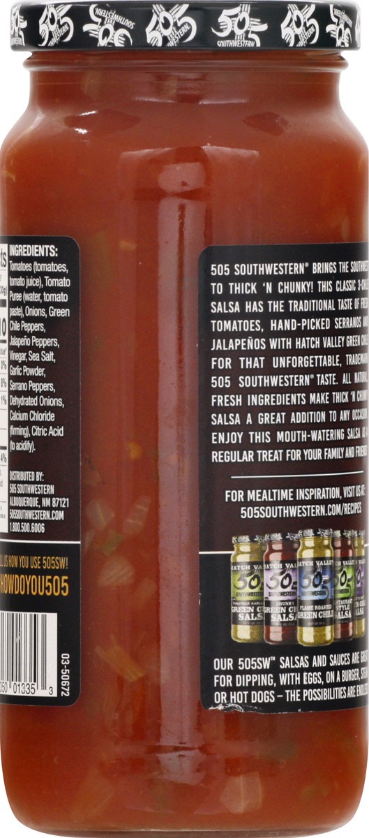 slide 4 of 9, 505 Southwestern Thick And Chunky Medium Salsa - 16 Oz, 16 oz
