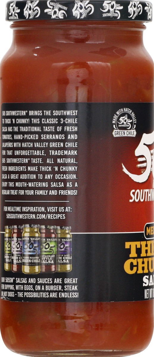 slide 5 of 9, 505 Southwestern Thick And Chunky Medium Salsa - 16 Oz, 16 oz