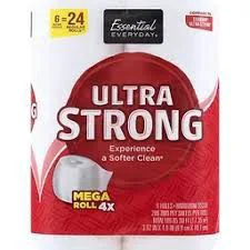 Essential Everyday Ultra Strong Mega Roll - 6 Pack