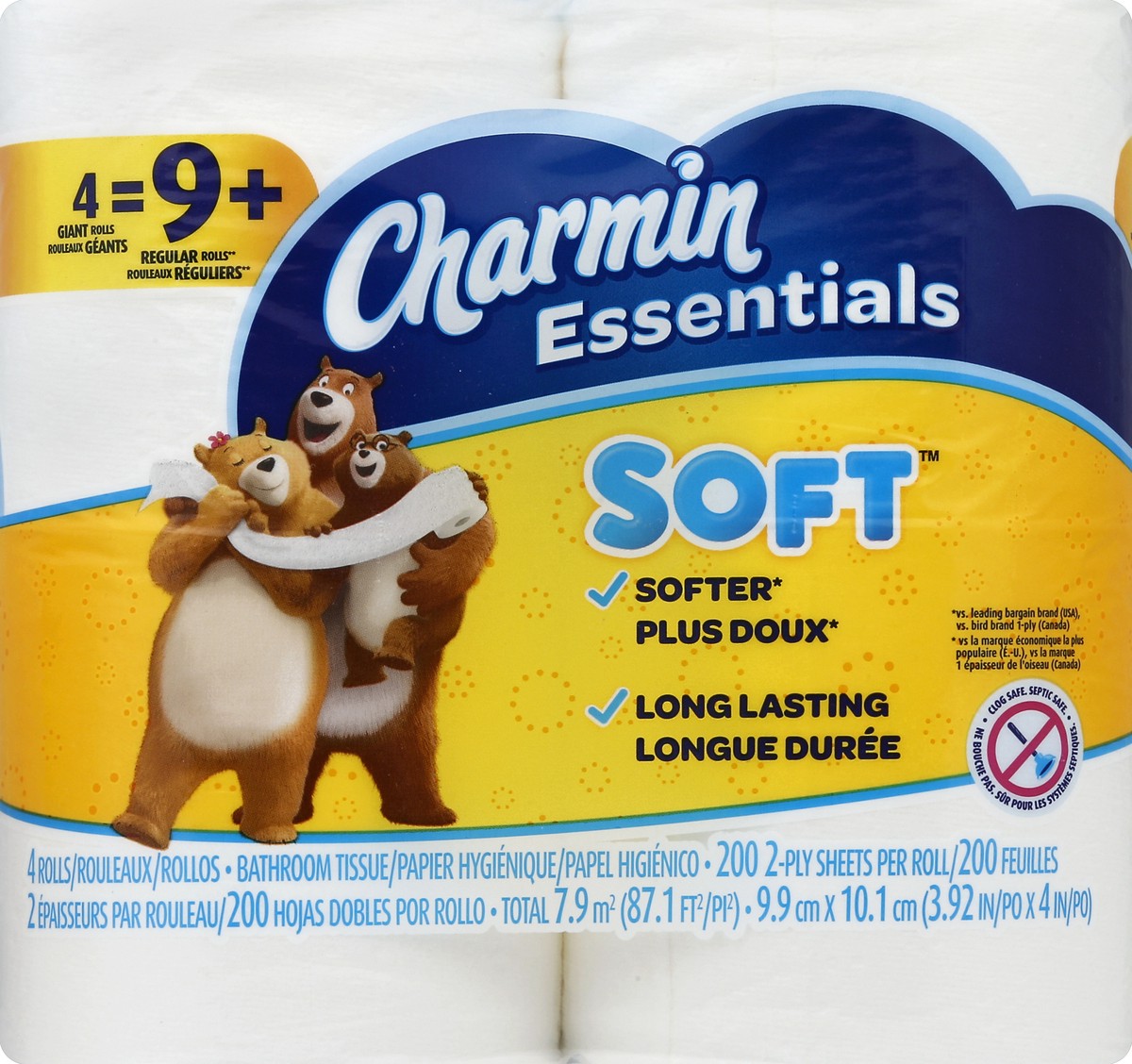 slide 5 of 5, Charmin Bathroom Tissue 4 ea, 4 ct