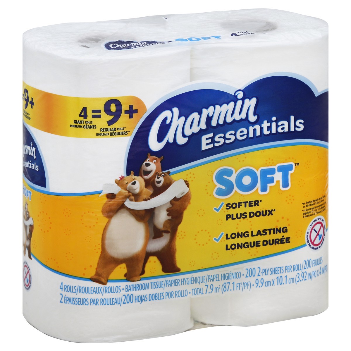 slide 2 of 5, Charmin Bathroom Tissue 4 ea, 4 ct