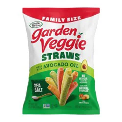 Sensible Portions Garden Veggie Straws Cheddar Cheese Potato and Vegetable Snack - 24 x 1 oz Bags