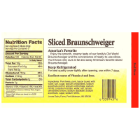 slide 19 of 21, Jones Sliced Braunschweiger Liverwurst with Bacon, Fully Cooked Liver Sausage, Gluten Free, 8 oz, 8 oz