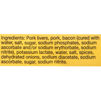 slide 7 of 21, Jones Sliced Braunschweiger Liverwurst with Bacon, Fully Cooked Liver Sausage, Gluten Free, 8 oz, 8 oz