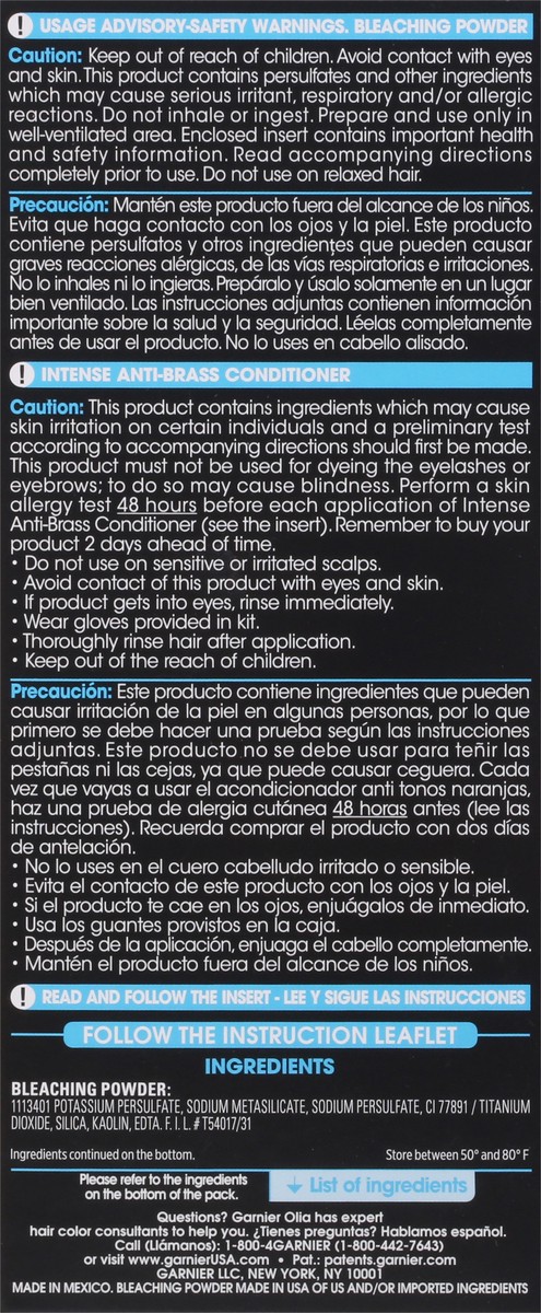 slide 8 of 13, Olia Oil-Powered Bleach with Flower Oils 1 ea, 1 ct