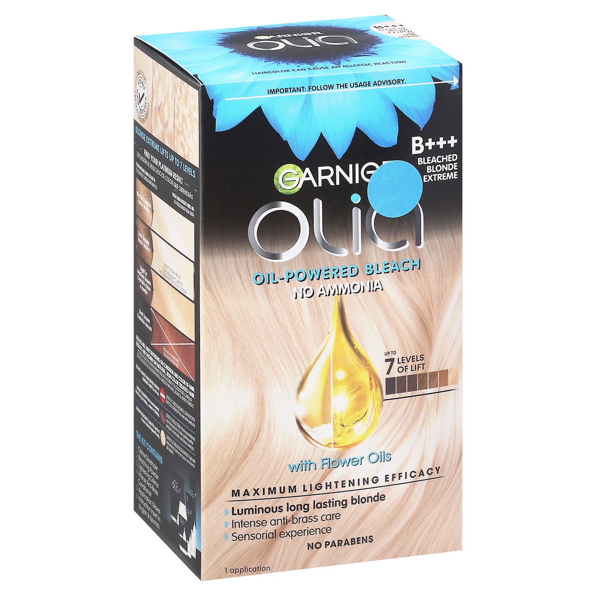 slide 4 of 13, Olia Oil-Powered Bleach with Flower Oils 1 ea, 1 ct