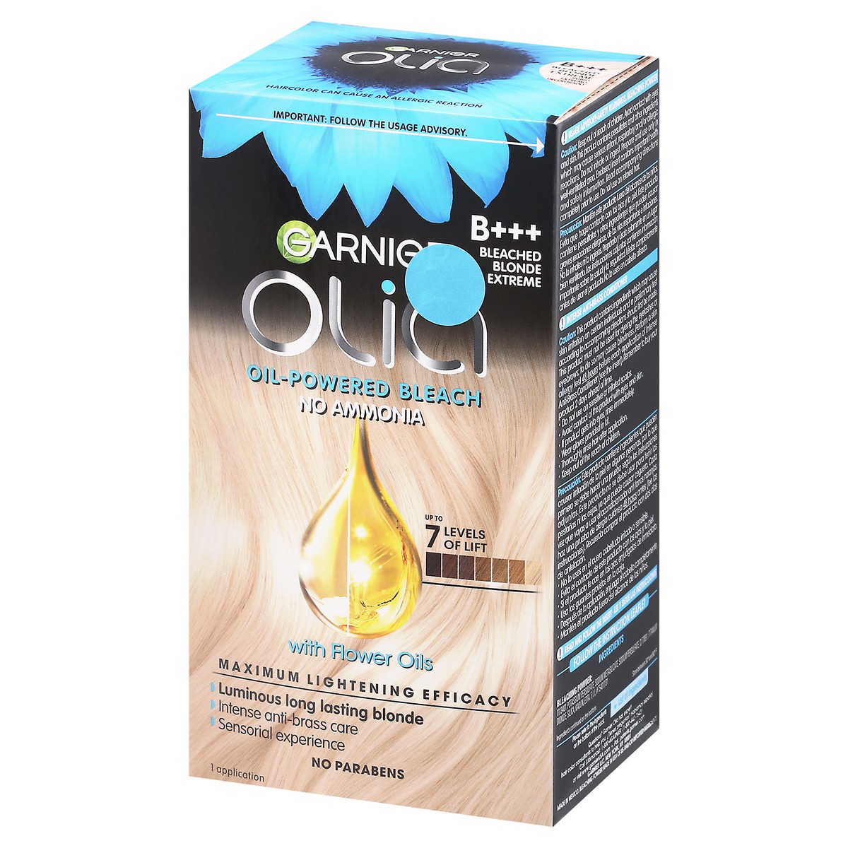 slide 11 of 13, Olia Oil-Powered Bleach with Flower Oils 1 ea, 1 ct