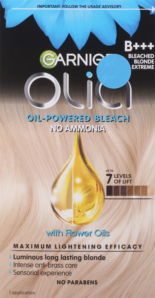 slide 3 of 13, Olia Oil-Powered Bleach with Flower Oils 1 ea, 1 ct