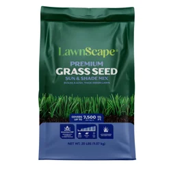Lawnscape Premium Grass Seed, Sun & Shade Mix, 20 lb