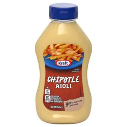 Kraft Chipotle Aioli, 12 fl oz Bottle