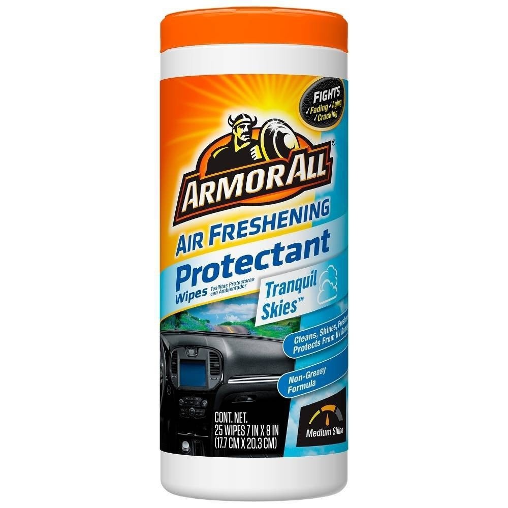 slide 1 of 1, Armor All 25ct Protectant Wipes Tranquil Skies Automotive Protector, 25 ct