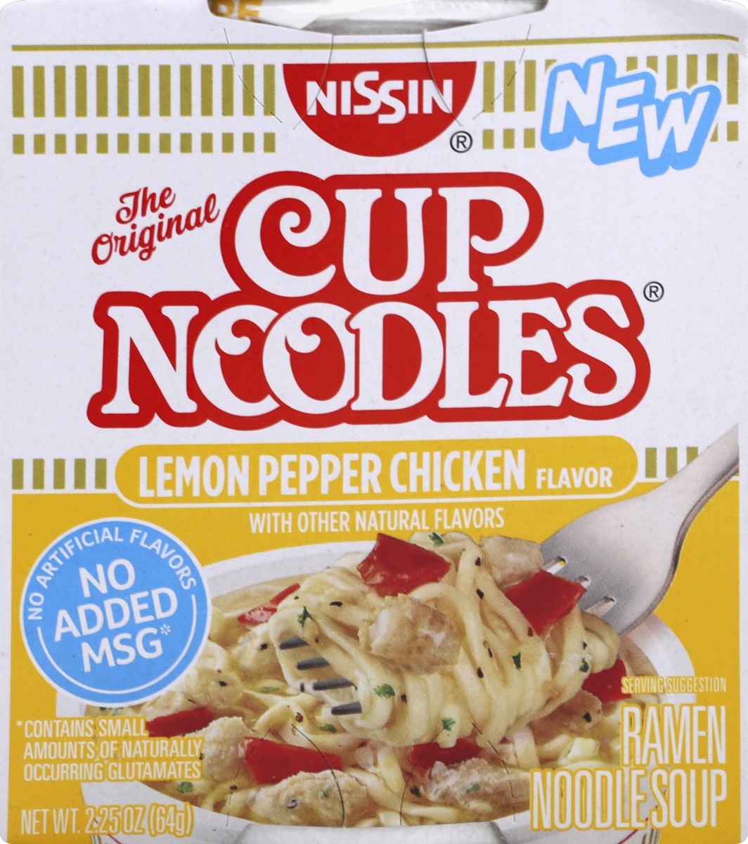 slide 4 of 4, Nissin Cup Noodles Lemon Pepper Chicken Unit, 2.25 oz