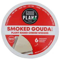 Good Planet Smoked Gouda Style Plant-Based Cheese Wedges - 6 x 19 g