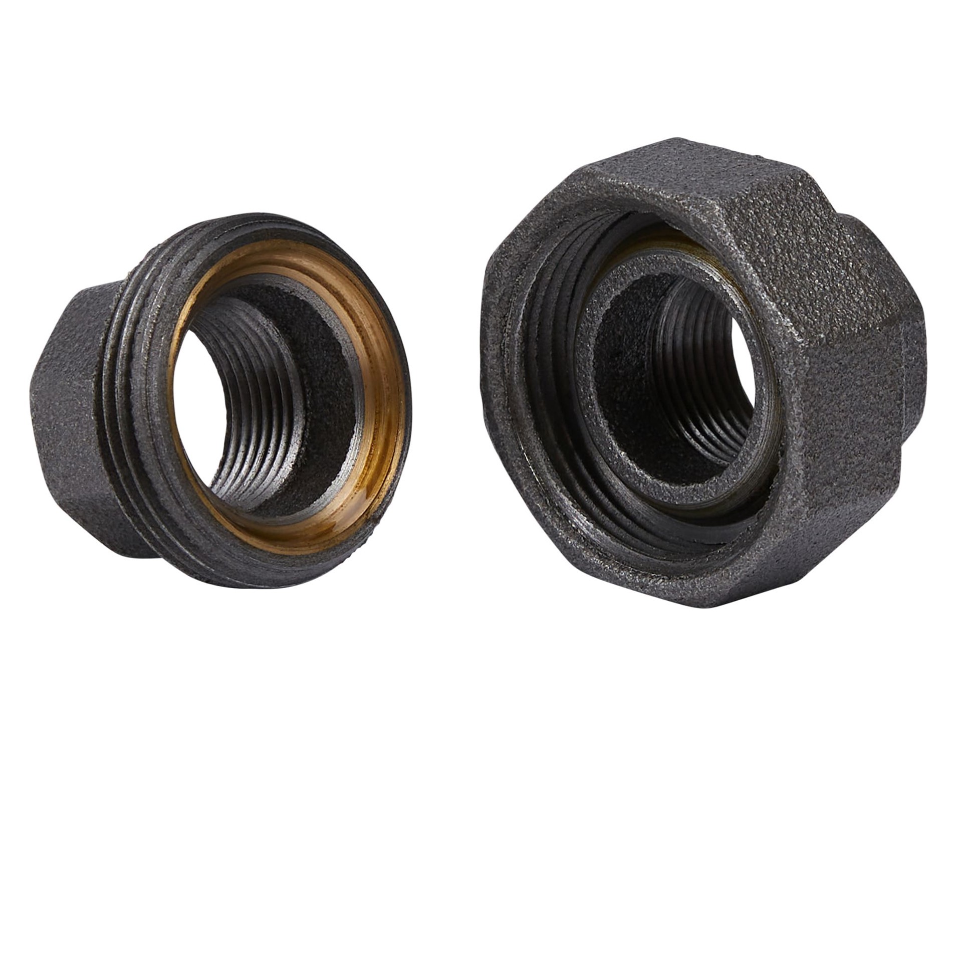 slide 3 of 6, RELIABILT 3/4-in Black Iron Union Fitting, 1 ct