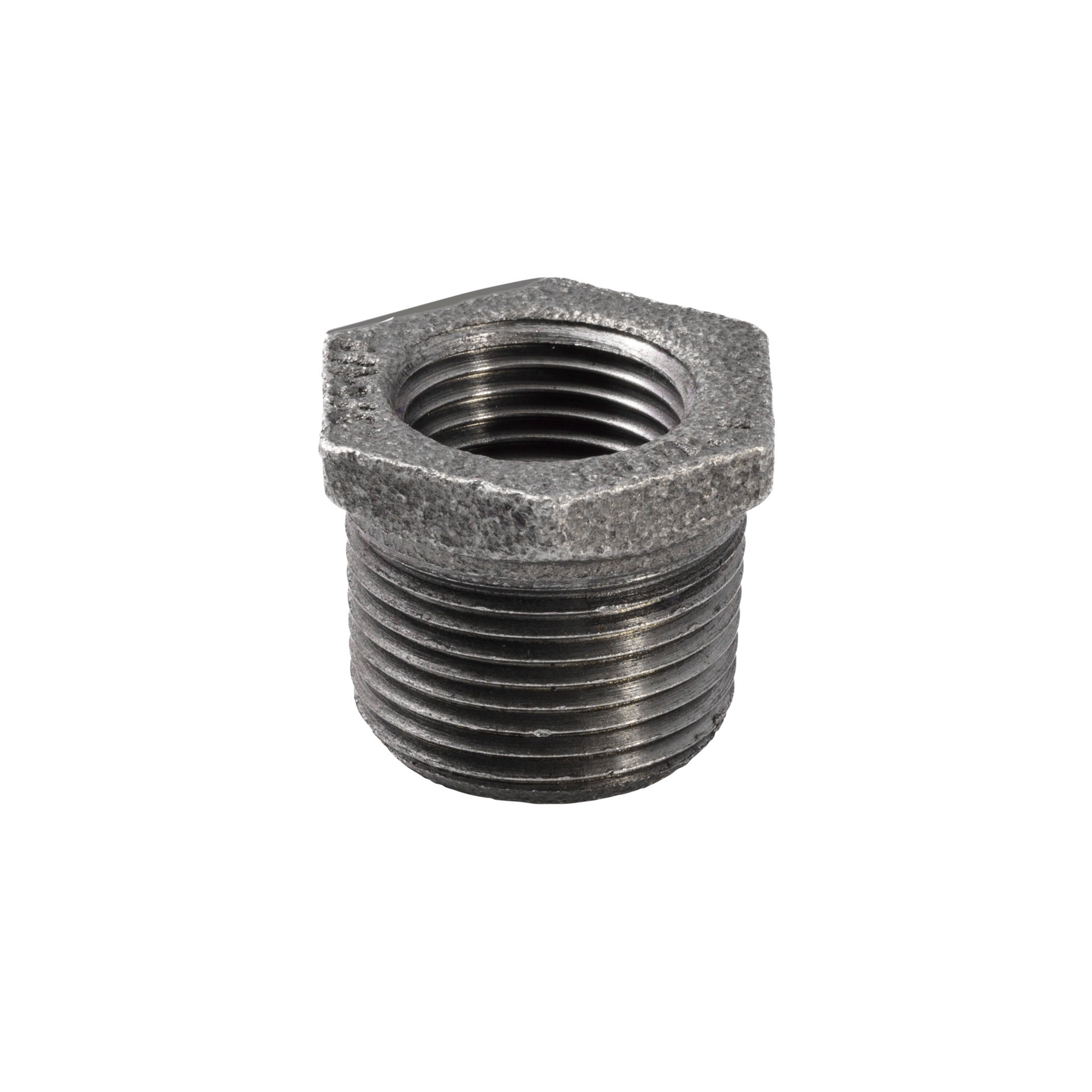slide 1 of 5, RELIABILT 3/4-in x 1/2-in Black Iron Bushing Fitting, 1 ct