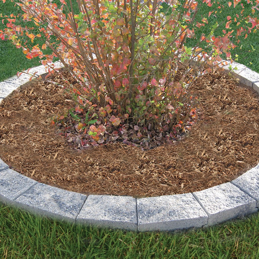 slide 6 of 6, Insignia 8-in L x 5-in W x 3-in H Tan Concrete Straight edging stone, 1 ct