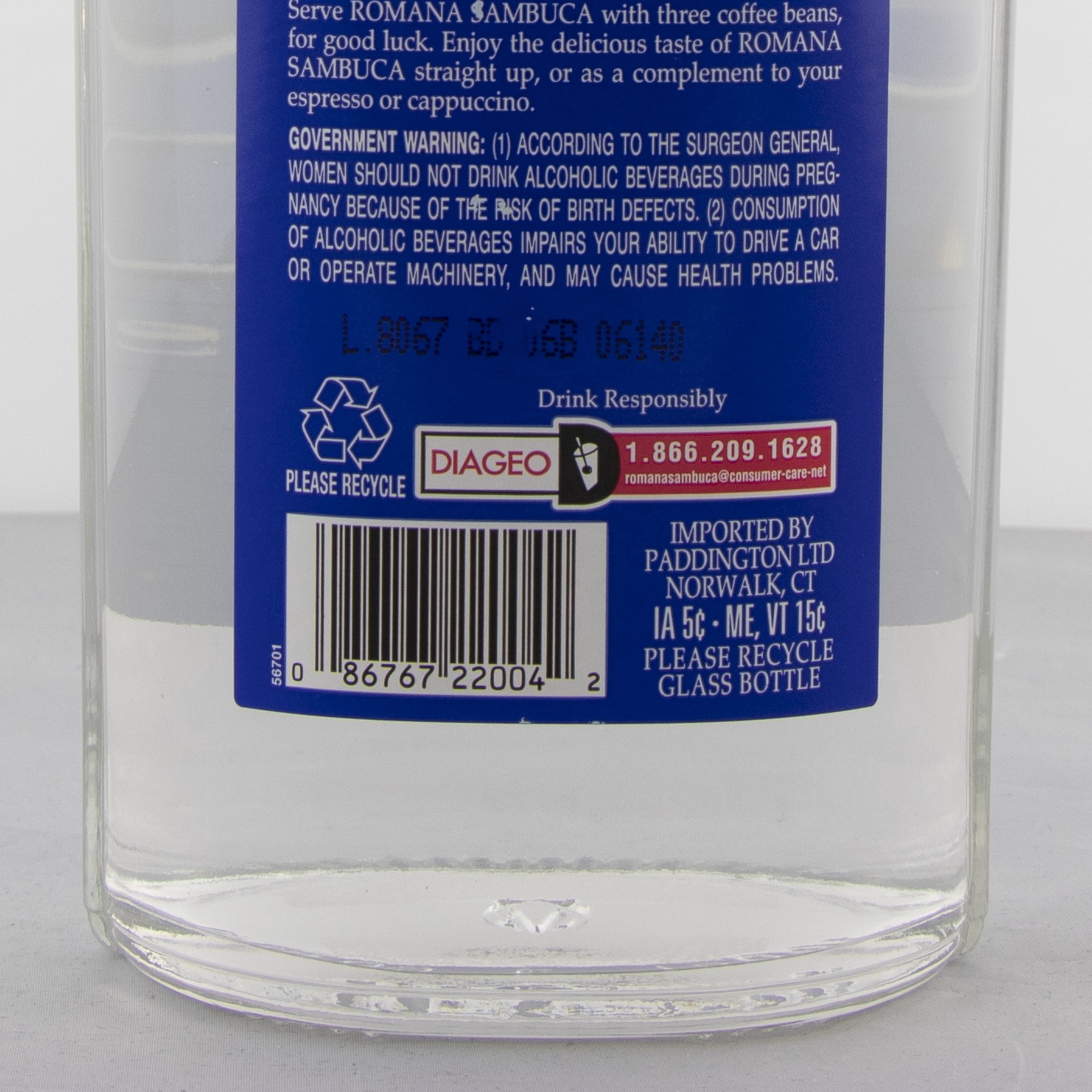 slide 2 of 2, Romana Sambuca Liqueur, 750 ml