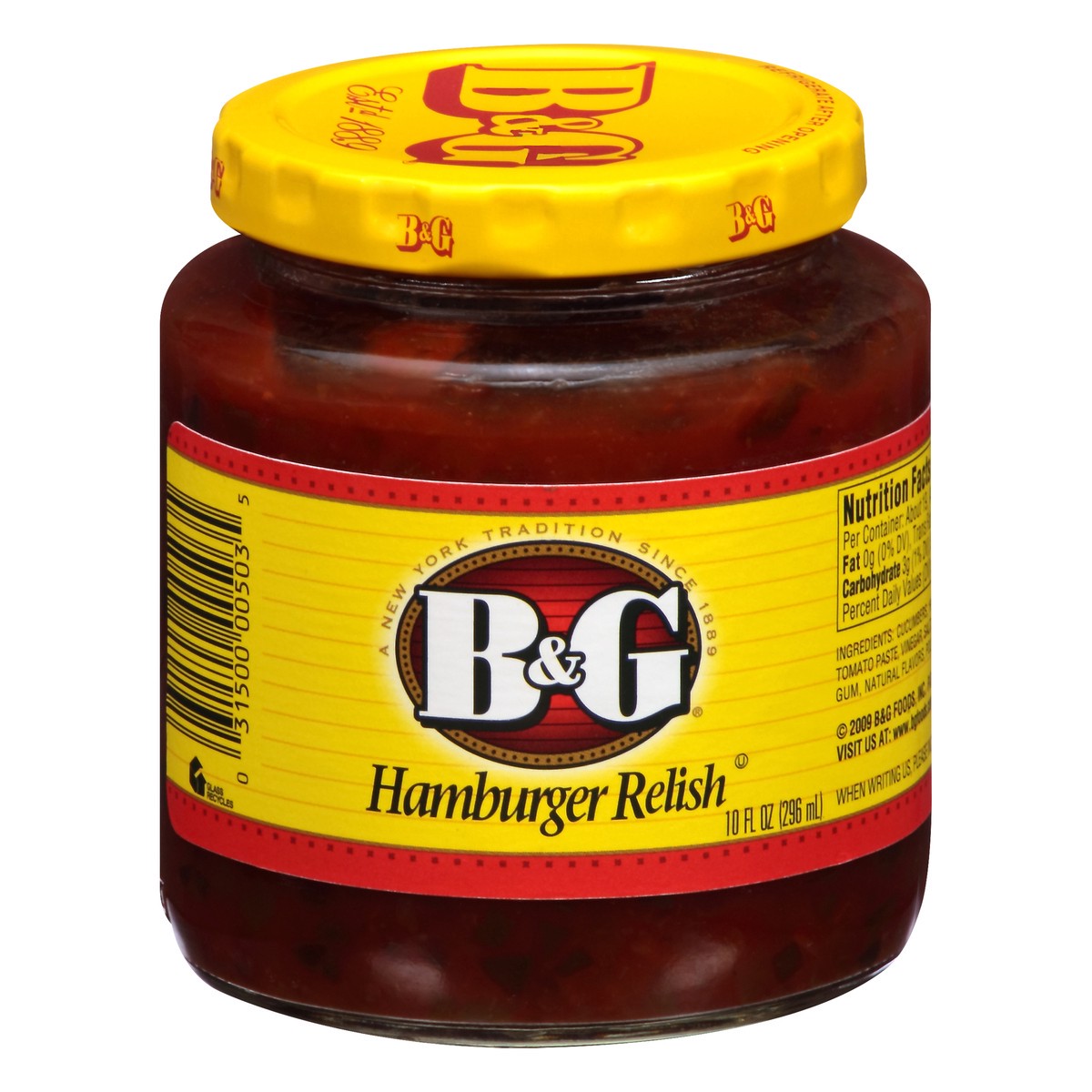 slide 7 of 11, B&G Hamburger Relish 10 fl. oz. Bottle, 10 fl oz