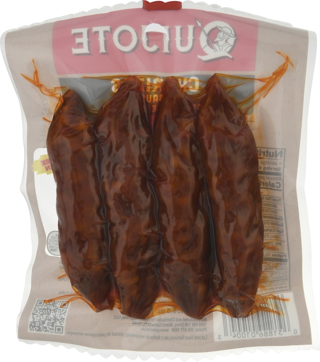 slide 10 of 12, Quijote Chorizos Caseros (Homestyle Dried Sausage) 4-Pack, 5.5 oz