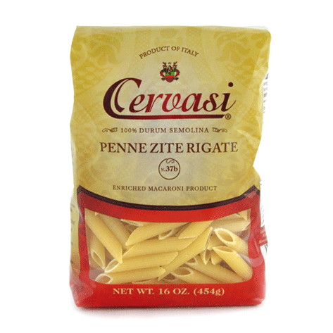 slide 1 of 1, Cervasi Penne Rigate, 16 oz