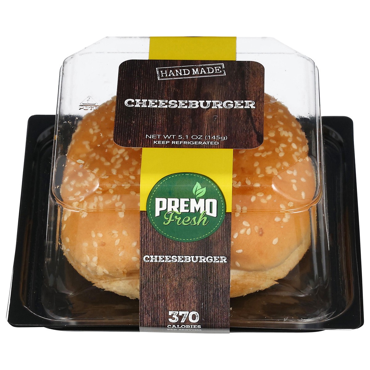 slide 3 of 4, Premo Fresh Cheeseburger 5.1 oz, 5.1 oz
