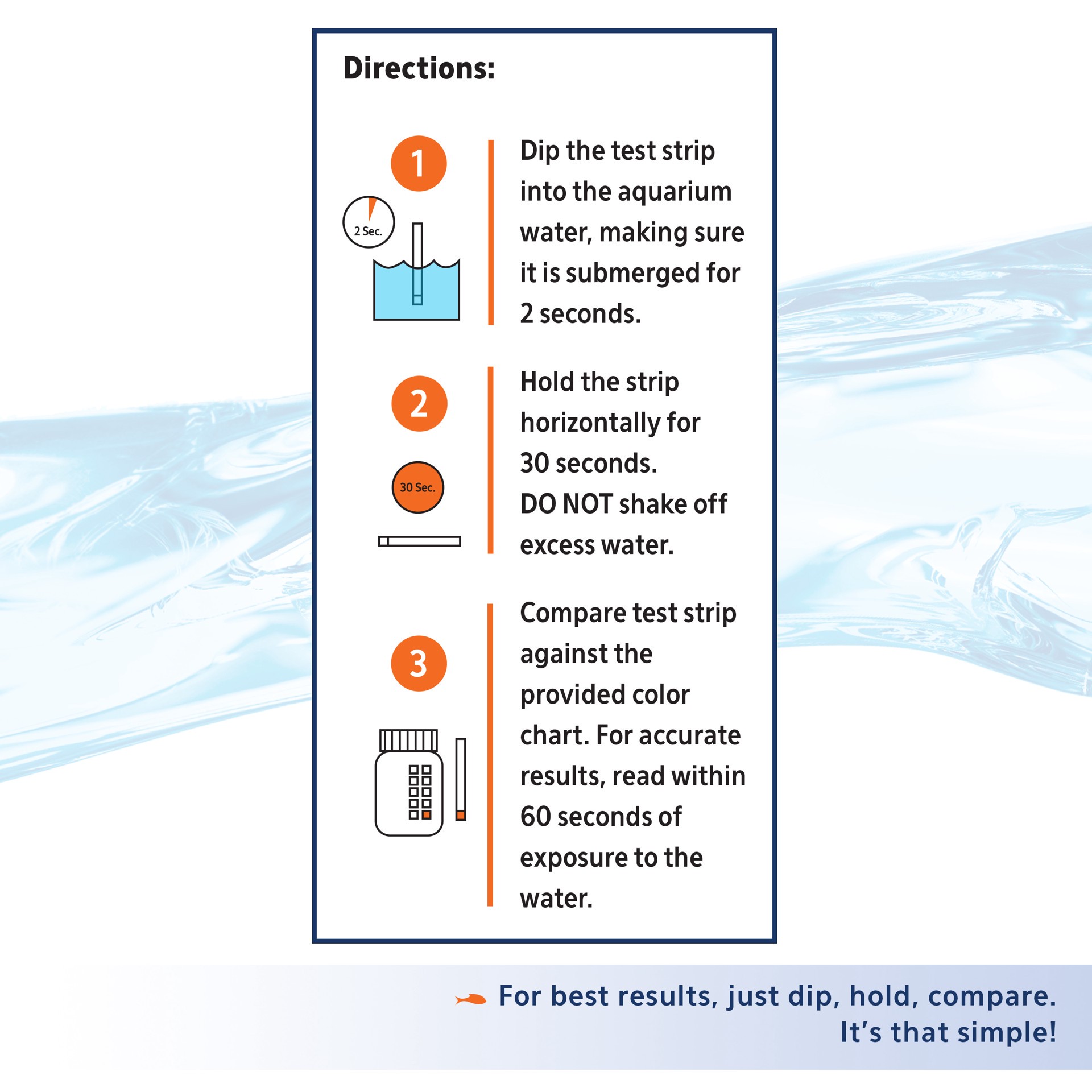 slide 10 of 10, Aqueon Ammonia Aquarium Test Strips 50 Count, 1 ct