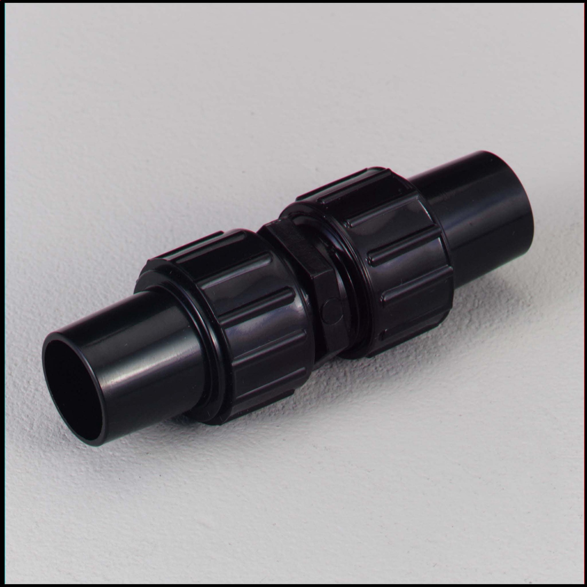slide 2 of 6, Raindrip Universal Plastic Drip Irrigation Coupling, 1 ct