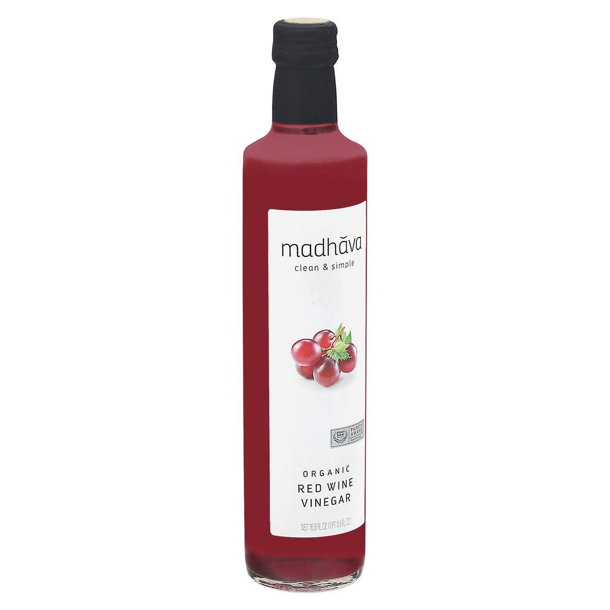 slide 3 of 9, Madhava Organic Red Wine Vinegar 16.9 fl oz, 16.9 fl oz