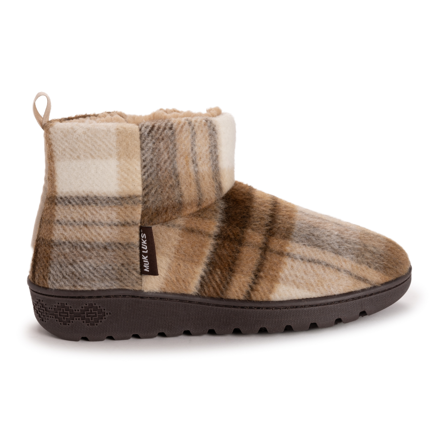 slide 5 of 6, Muk Luks Women's Avery Jo Slipper Brown, Medium (7-8), 1 ct