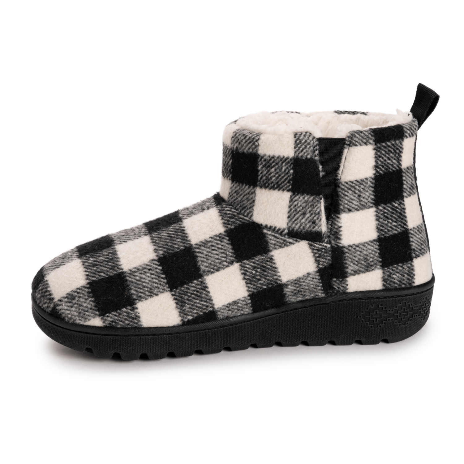 slide 4 of 6, Muk Luks Women's Avery Jo Slipper Black, Medium (7-8), 1 ct