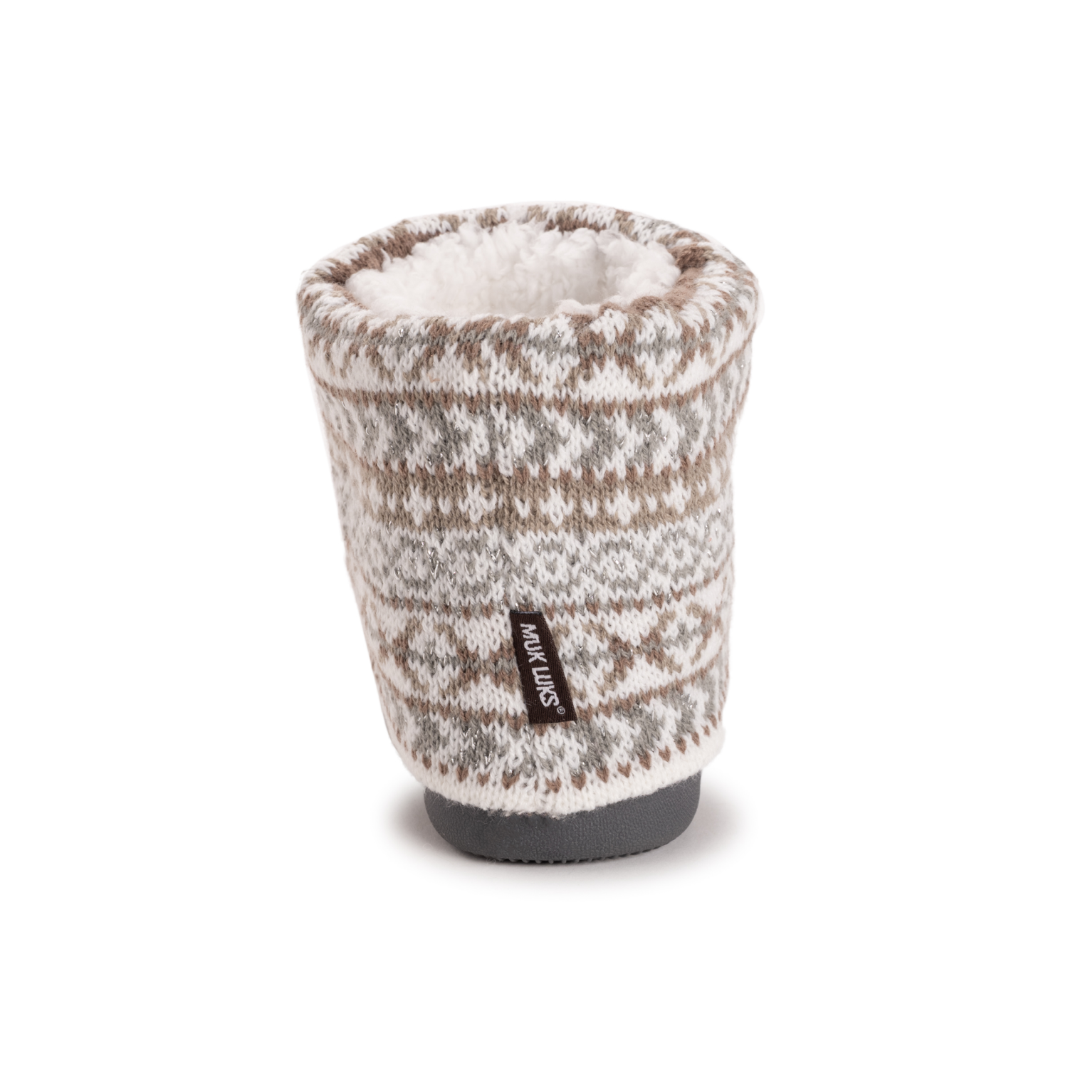 slide 2 of 6, Muk Luks Women's Rochelle Slippers, Grey, Large (9-10), LG