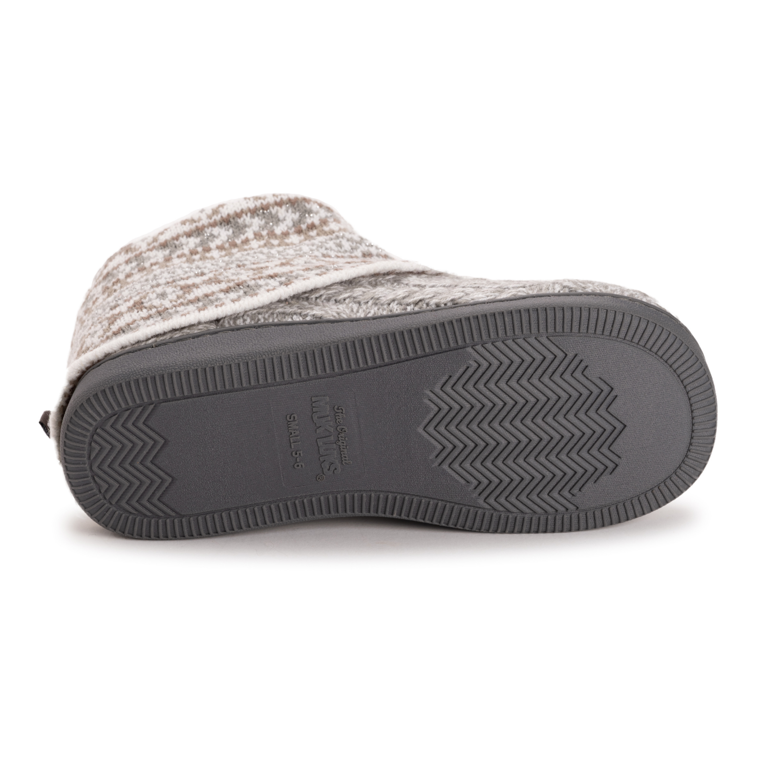 slide 3 of 6, Muk Luks Women's Rochelle Slippers, Grey, Large (9-10), LG
