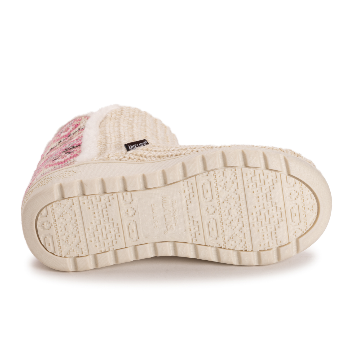 slide 3 of 6, Muk Luks Women's Cheyenne Slipper Cream, Large (9-10), LG