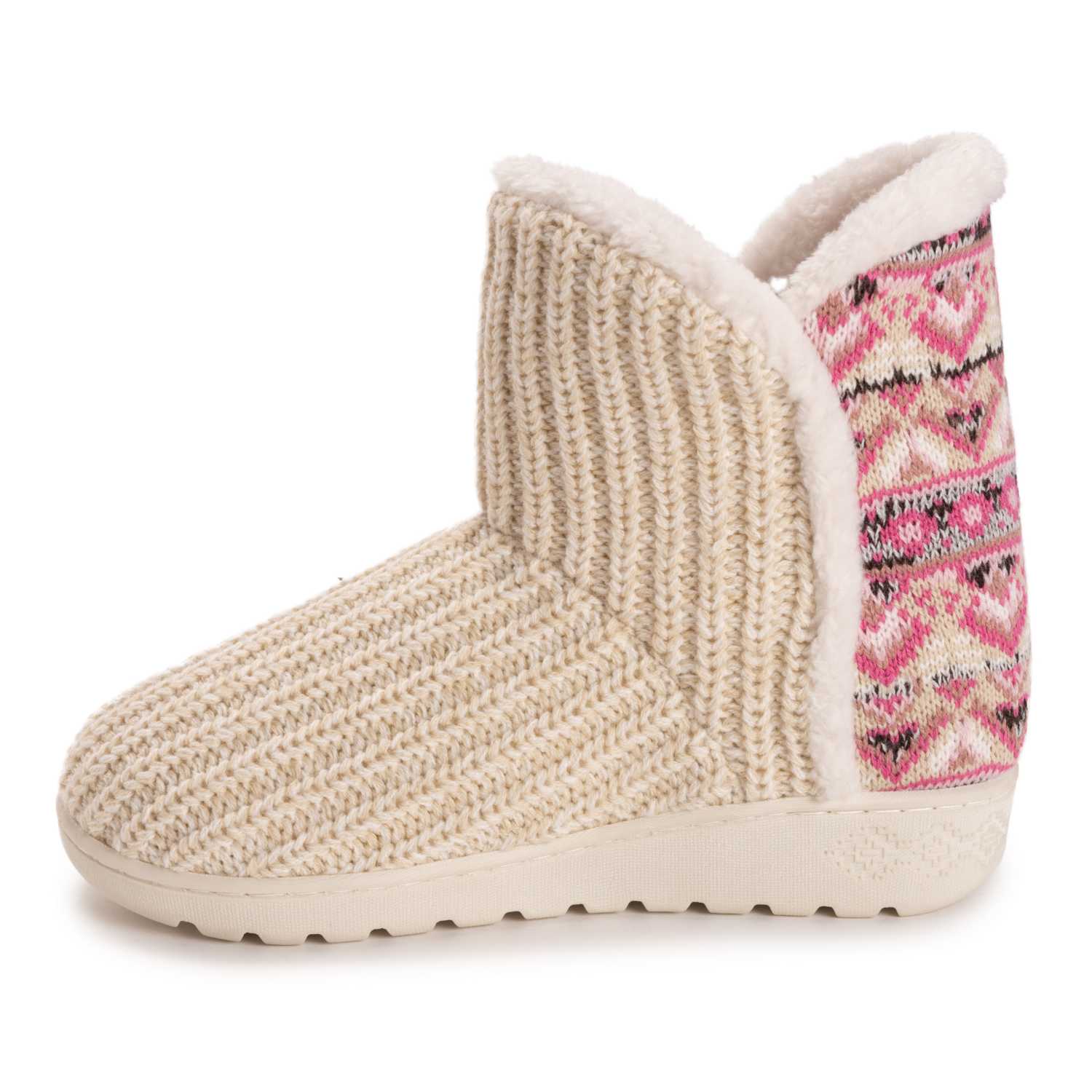 slide 4 of 6, Muk Luks Women's Cheyenne Slipper Cream, Large (9-10), LG