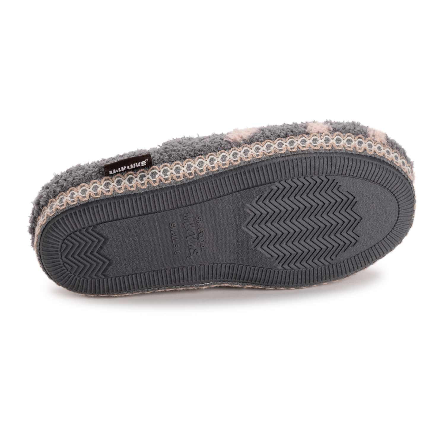 slide 3 of 6, Muk Luks Women's Cozy Hearts Scuff Slipper Pink, Small (5-6), 1 ct