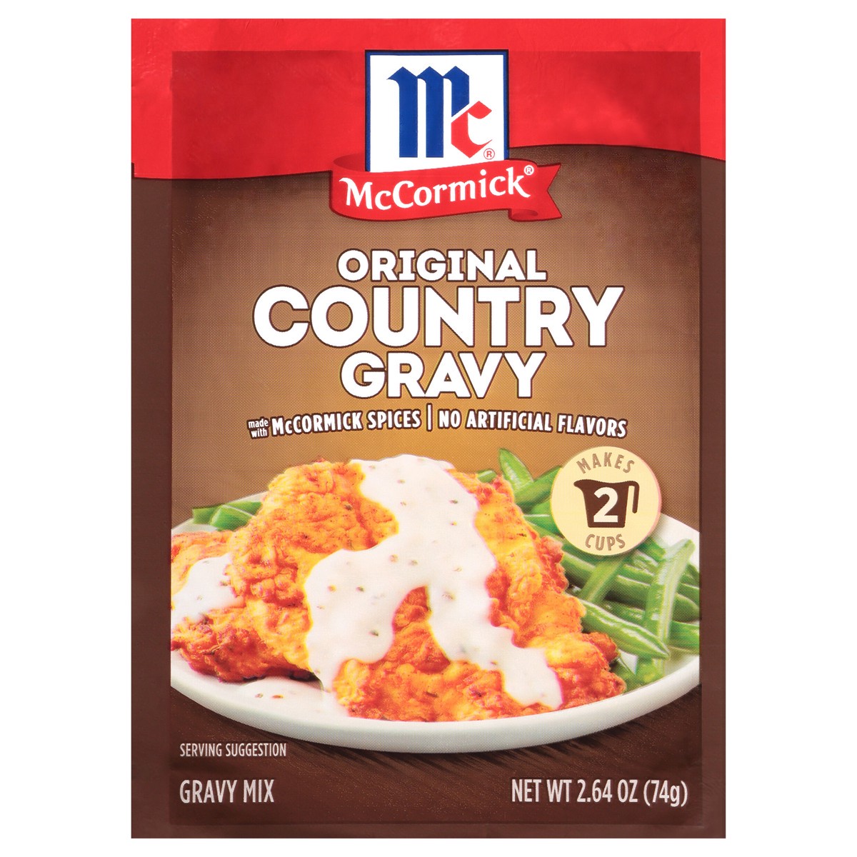slide 1 of 7, McCormick Country Gravy Mix, 2.64 oz, 2.64 oz