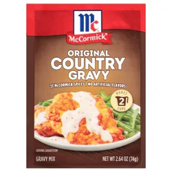 McCormick Country Gravy Mix, 2.64 oz