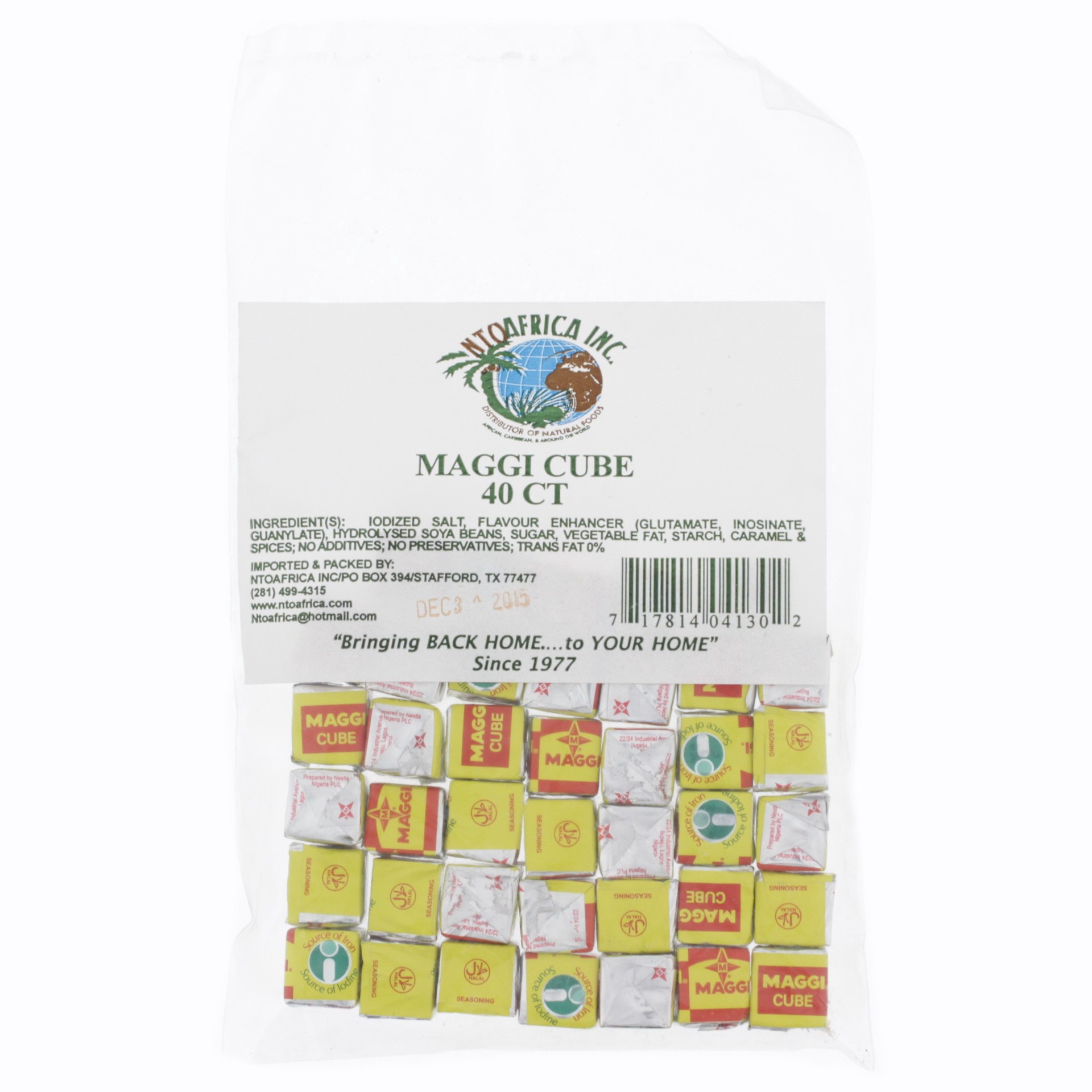 slide 1 of 1, NTO Africa Maggi Crayfish Cubes - 40 ct, 40 ct