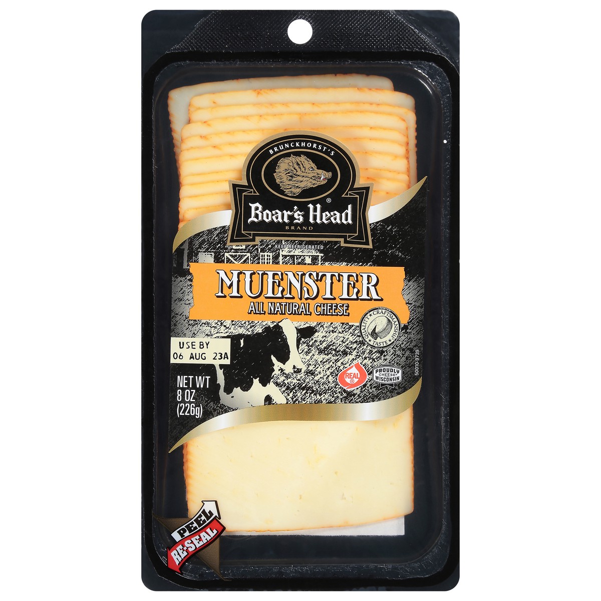 slide 1 of 9, Boar's Head Muenster Cheese, 8 oz