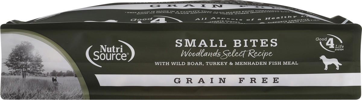slide 6 of 15, NutriSource Grain Free Small Bites Woodlands Select Recipe Dog Food 12 lb, 192 oz