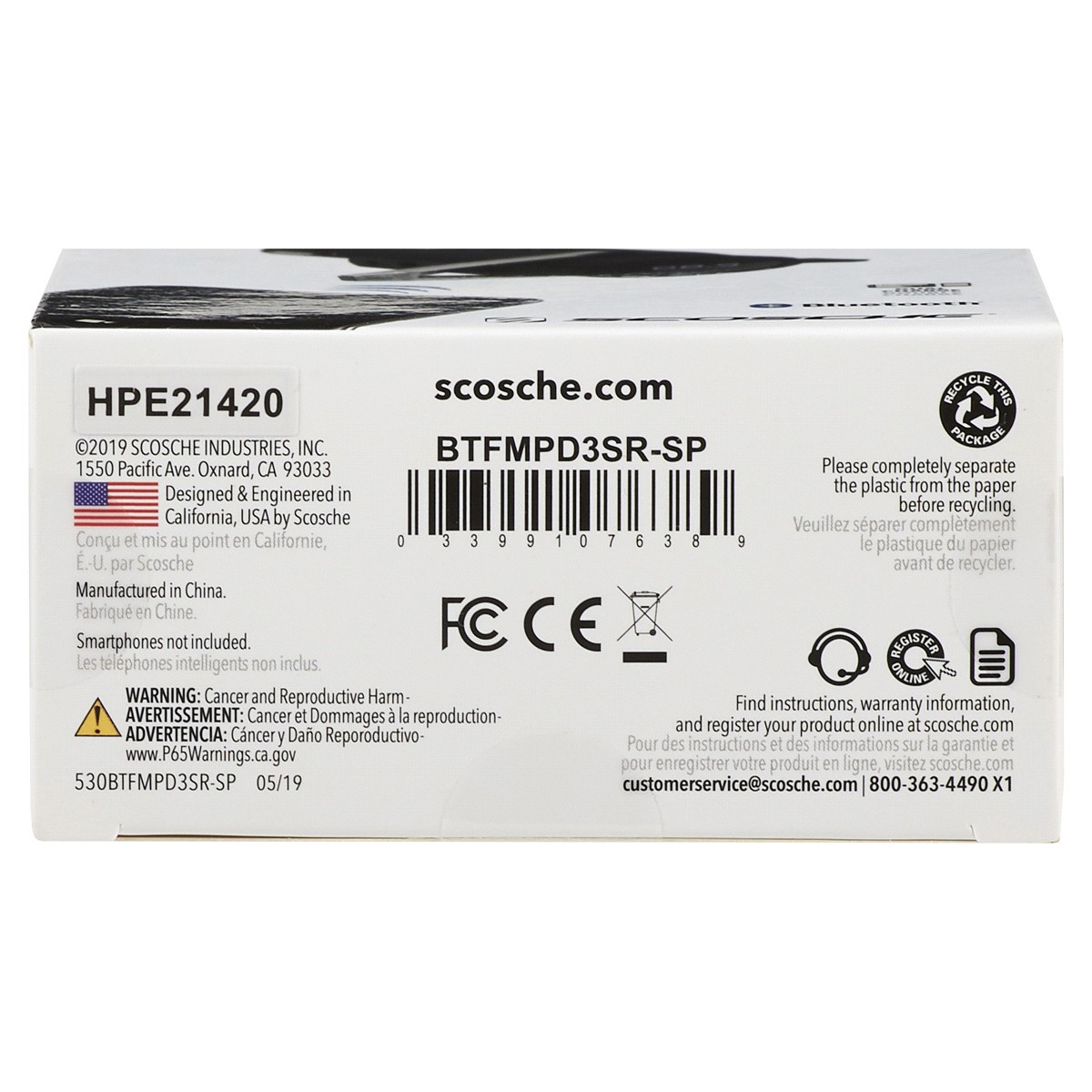 slide 2 of 2, Scosche BTFreq Universal Bluetooth Car Adapter Kit, 1 ct