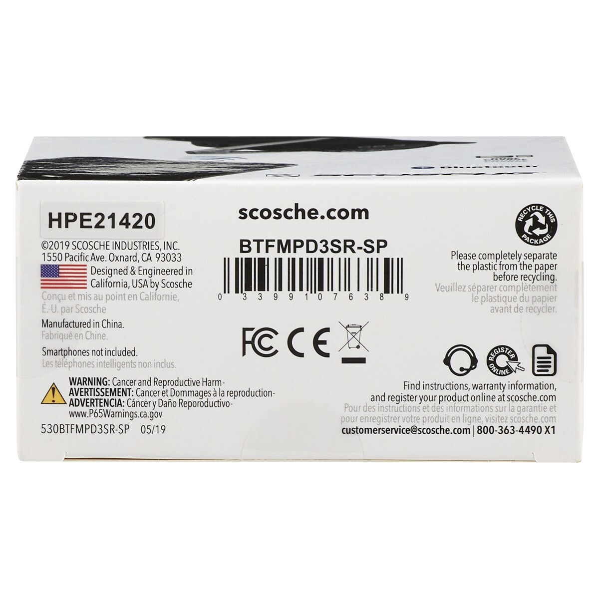 slide 2 of 2, Scosche BTFreq Universal Bluetooth Car Adapter Kit, 1 ct